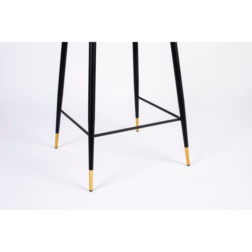 Housecraft Living Lionel Barkrukken rugleuning 65 cm Donkergrijs - Set van 2