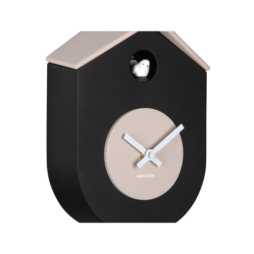 Karlsson wandklok Grato Cuckoo - zwart - 9.2x17.5x33.2cm - vtwonen shop