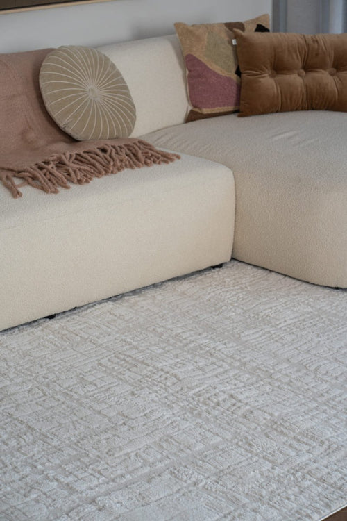 Interieur05 Scandinavisch vloerkleed Prent creme/wit - 200 x 280 cm - vtwonen shop