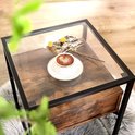 Furnilux Bijzettafel Drift - Glas - 43x43x54 cm - vtwonen shop