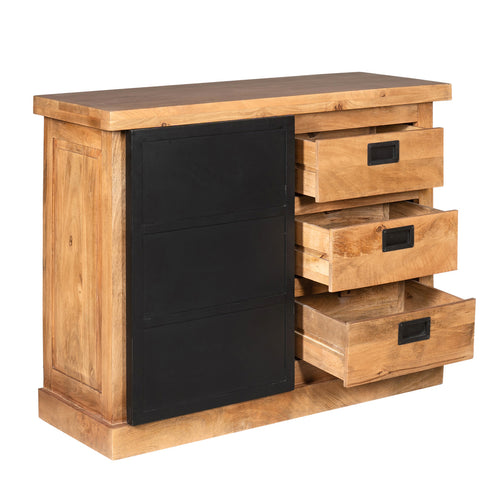 StarFurn Ladekast Nashville - Rechthoek Naturel Hout - 100x45x85cm - vtwonen shop