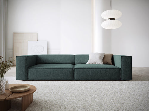 Cosmopolitan Design Bank Arendal 4-zits, chenille, olie - 102x244x70cm