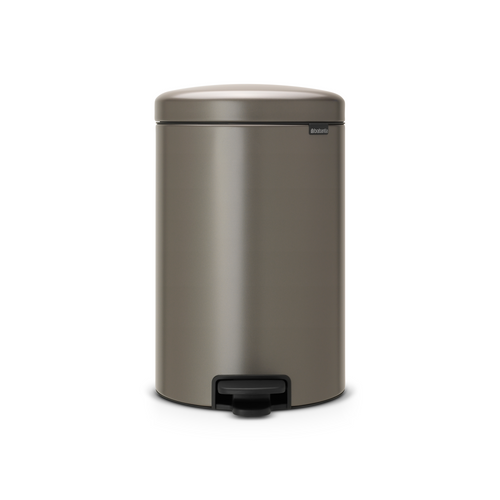 Brabantia NewIcon Pedaalemmer, 20 liter, kunststof binnenemmer - Platinum