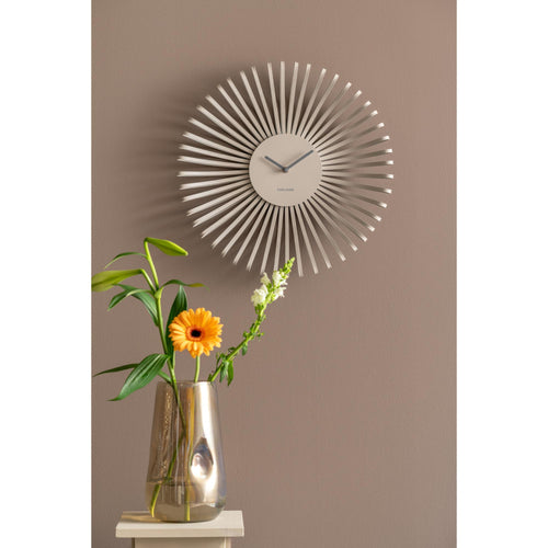 Karlsson wandklok Polo - grijs - Ø48cm