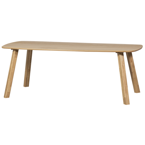 WOOOD eettafel deens ovaal Tablo - Eiken - Transparant - 74x179x99 - vtwonen shop