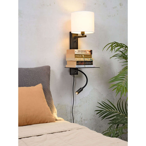 it's about RoMi wandlamp Florence - wit - 24x22x52cm