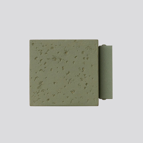 Sollux Lighting Wandlamp QUAD beton olijfgroen - 10x12x10cm