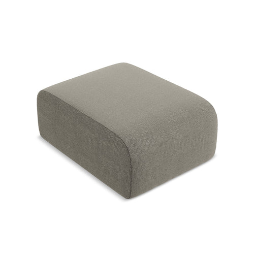 LaMiaSofa Poef Cervo - bouclé - grijs - 72x94x42