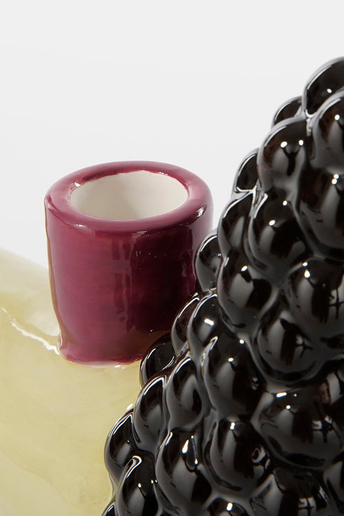 Mica Decorations Kandelaar Hond - L24 x B11 x H29 cm - Keramiek - Lichtgeel