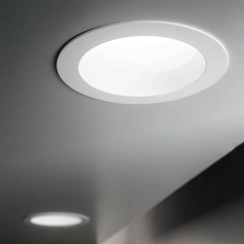 Ideal Lux Basic - LED Light Inbouwspot Wit IP44