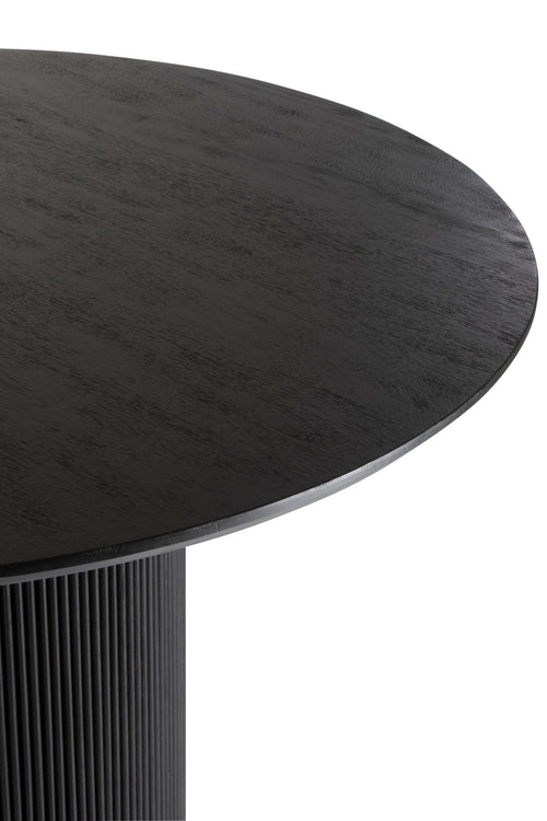 J-Line tafel Vincent - hout - zwart - large