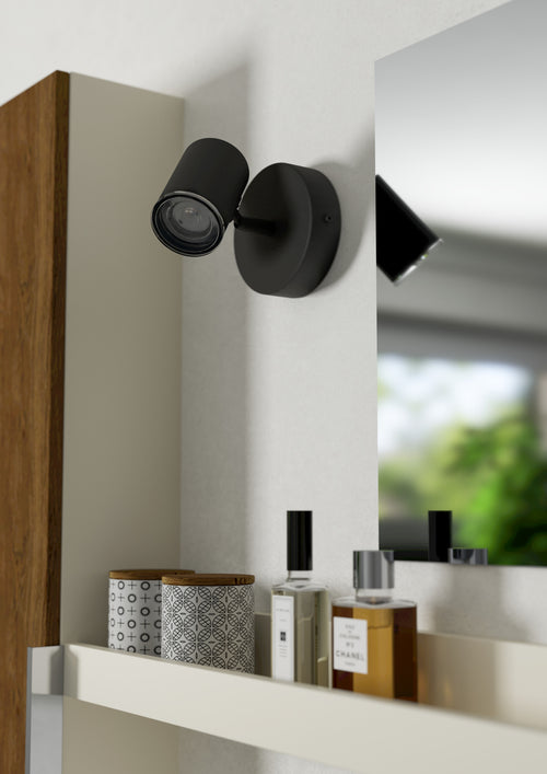 EGLO spot Consuma 1 - gu10 - 11 cm - zwart - vtwonen shop