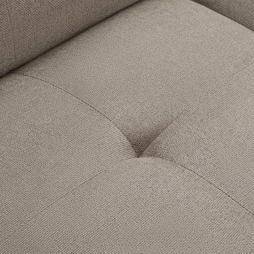 Furnhouse chaise longue bank links Betis - Taupe - Stof - 95x290x90