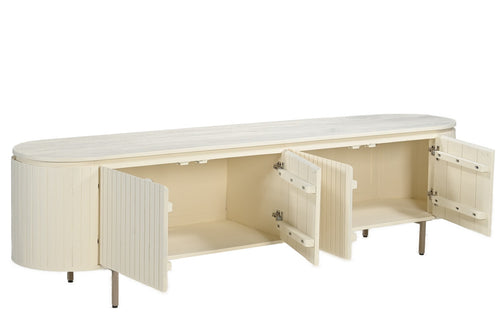 Livingfurn tv-meubel Patou - ivoor - 210 cm