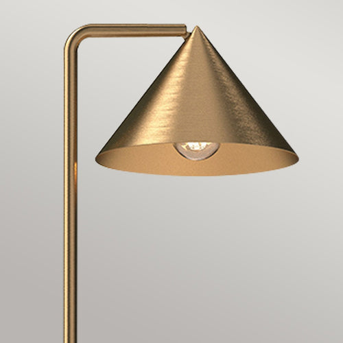 Stehleuchte Modern Gebürstetes Gold 1x E27