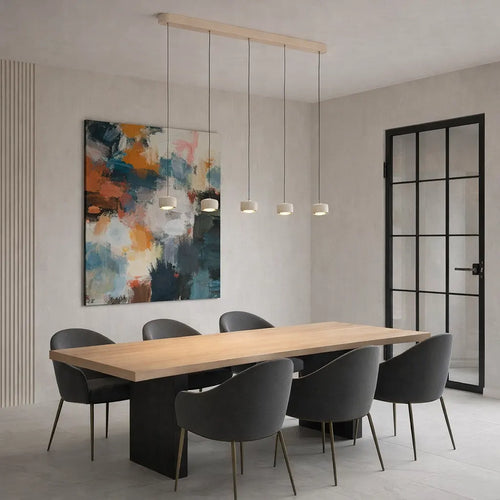 Freelight hanglamp Cosmo - 5 lichts - 120  x 180   cm - beige