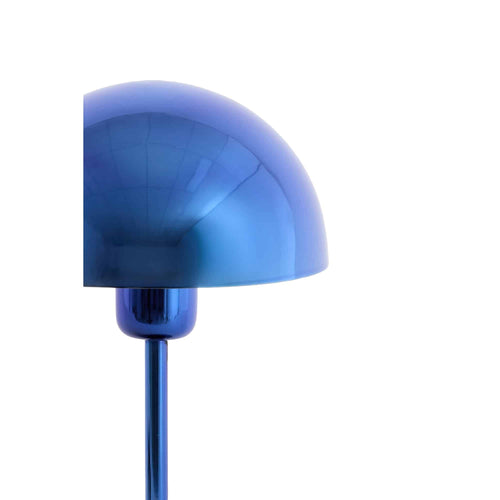 Light & Living tafellamp Cedillo - blauw - Ø18cm
