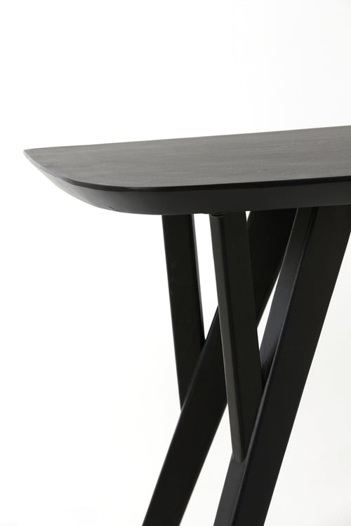 Light & Living side QUENZA - 160x44x82cm - zwart - vtwonen shop