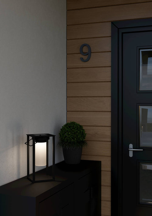 EGLO solar tafellamp buiten Usigni - 28 cm - zwart/wit - vtwonen shop