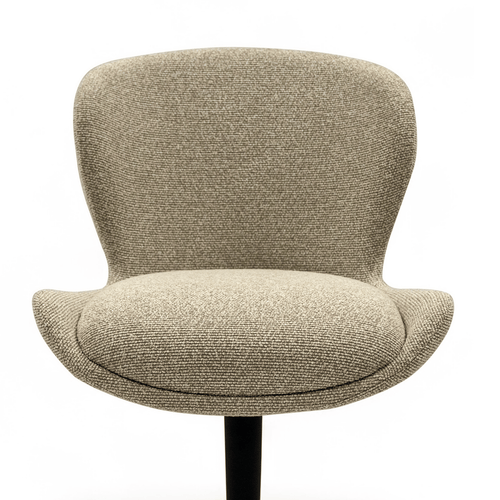 Furnhouse eetkamerstoel Nicklas - Beige - Stof (Bouclé) - Set van 2