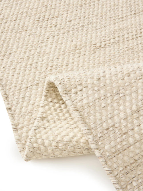 benuta wollen vloerkleed Rocco - crème - 200x300 cm