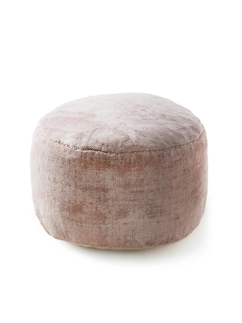 benuta poef Nova - roze - 55x55x30 cm