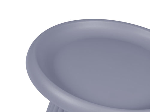 MaximaVida kunststof bijzettafel Mila rond 50 cm muisgrijs
