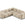 Cosmopolitan Design Hoekbank Loretto 4-zits, flueel chocolade - 250x250x68cm