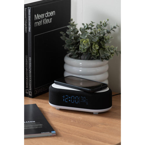 Karlsson wekker Vogue - zwart - 19.8x9.8x7cm - vtwonen shop