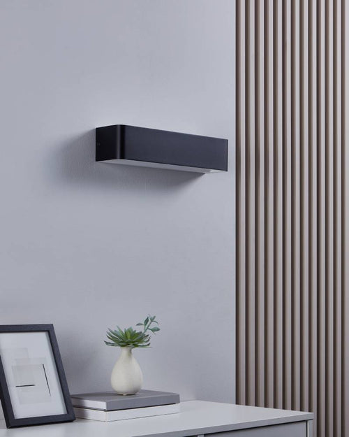 EGLO wandlamp Sania 4 - led - 36,5 cm - zwart/wit - vtwonen shop