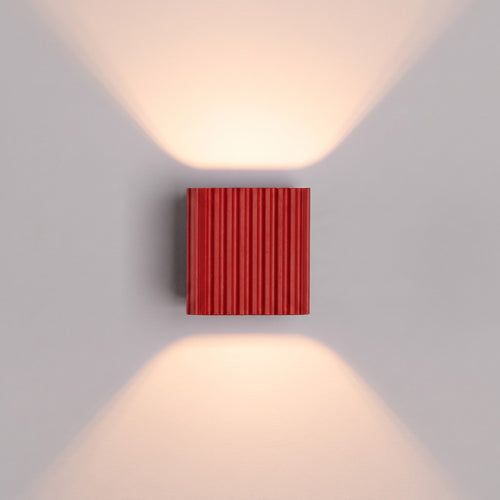 Sollux Lighting Wandlamp RIFF rood G9 - 10x12x10cm