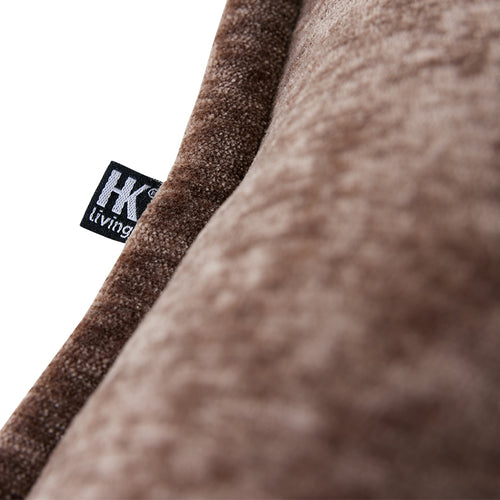 HKLIVING loungestoel Chrome – velvet brown