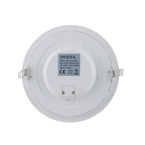 Lighto - LED Downlight - ø225mm - 3000K Warm Wit - 18W - Rond - Inbouw