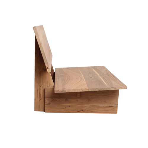 Raw Materials 1,5-zits loungestoel Thar - Teakhout - vtwonen shop