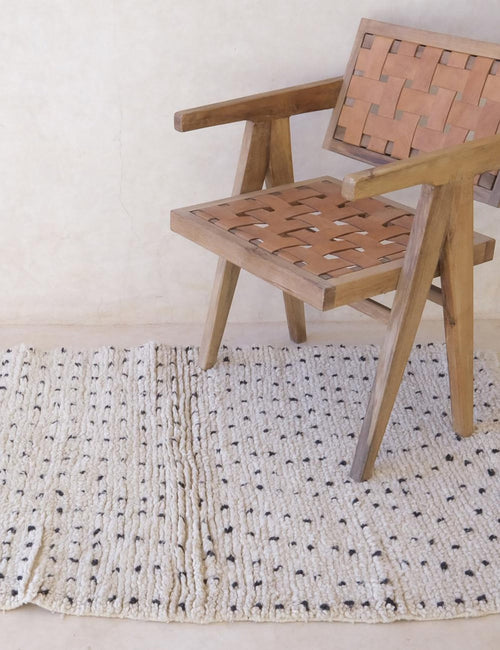 AFK Living vloerkleed Berber - handgemaakt - Wol - 94 x 160 cm