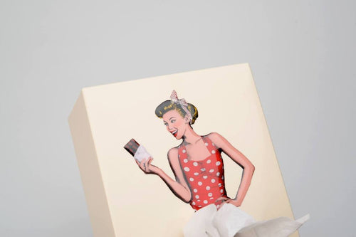 Spextrum Tissue Up Girl - tissuehouder - beige - vtwonen shop