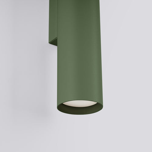 Sollux Lighting Wandlamp LAGOS 2 olijfgroen - 6x8x30cm