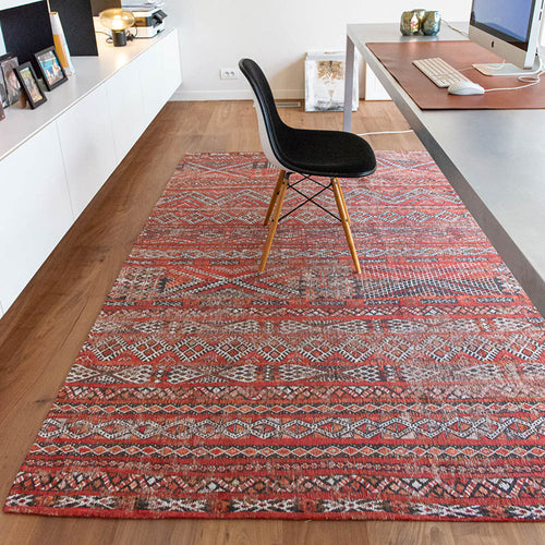 Louis De Poortere vloerkleed Fez Red - rood - 200x280cm - vtwonen shop