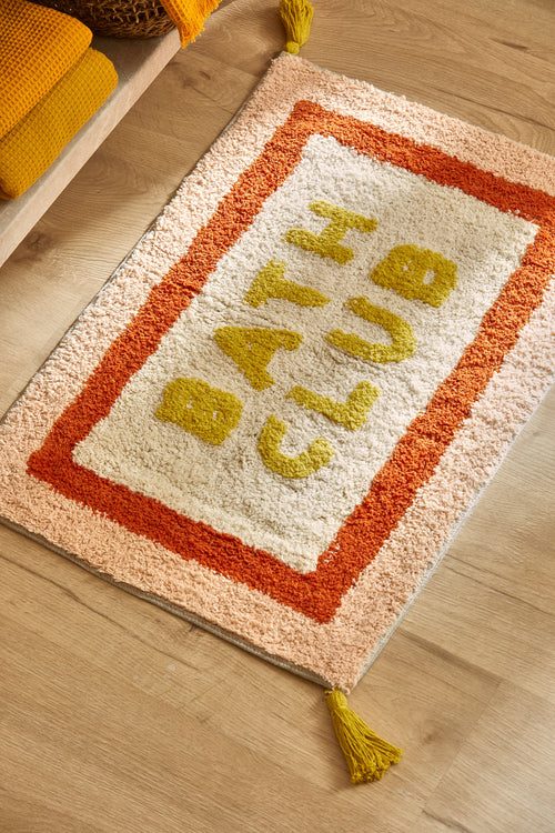 Calma House Badmat Club - Oranje - 50x70