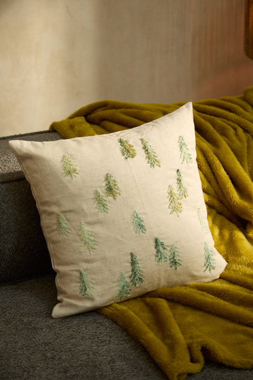 Calma House Kussenhoes Avet - Steenkleur - 45x45