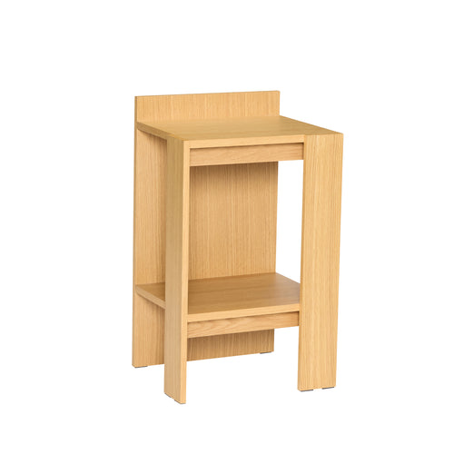 Hübsch nachtkastje Merge - mdf/oak veneer - 42x37xh70cm
