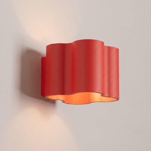 Sollux Lighting Wandlamp OVIO rood G9 - 12x14,5x10cm
