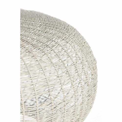 Light & Living hanglamp Piedra - wit - Ø35cm