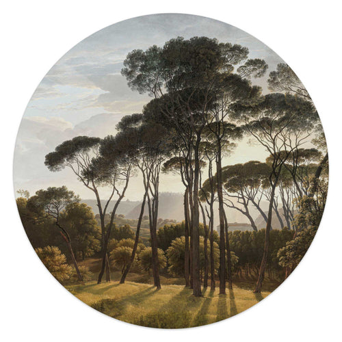 Reinders glasschilderij Hendrik Voogd - Italiaans Landschap - Ø 50cm