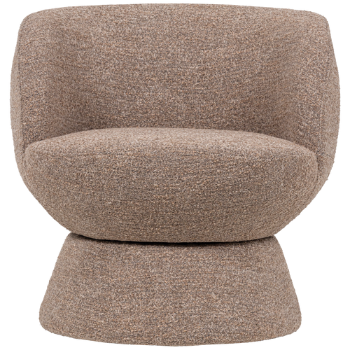 WOOOD draaifauteuil Shuffle - Melange - Bruin - 72x73x71 - vtwonen shop