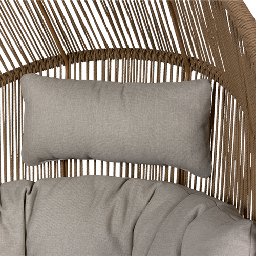 Lisomme Ayla Rattan Tuin Loungestoel Beige - Met Zitkussens - vtwonen shop