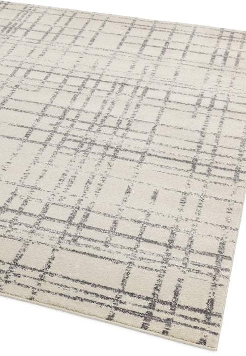 Vloerkleed Easy Living Nova Grid Grey Rug NV31 (outlet) 160x230 cm - vtwonen shop