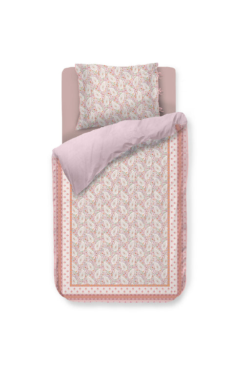 Pip Studio Dekbedovertrek Kairi Bloom - 140 x 200/220 cm - Licht roze