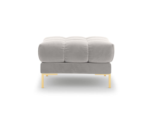 Cosmopolitan Design Poef Bali flueel, geld - 60x60x41cm