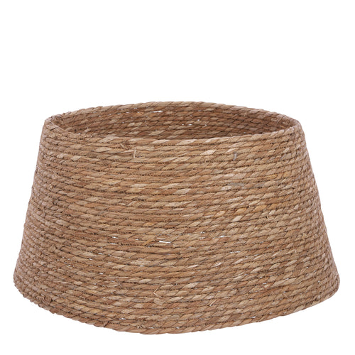 House of Seasons Kerstboomrok - H26 x Ø50 cm - Zeegras - Naturel Bruin - vtwonen shop